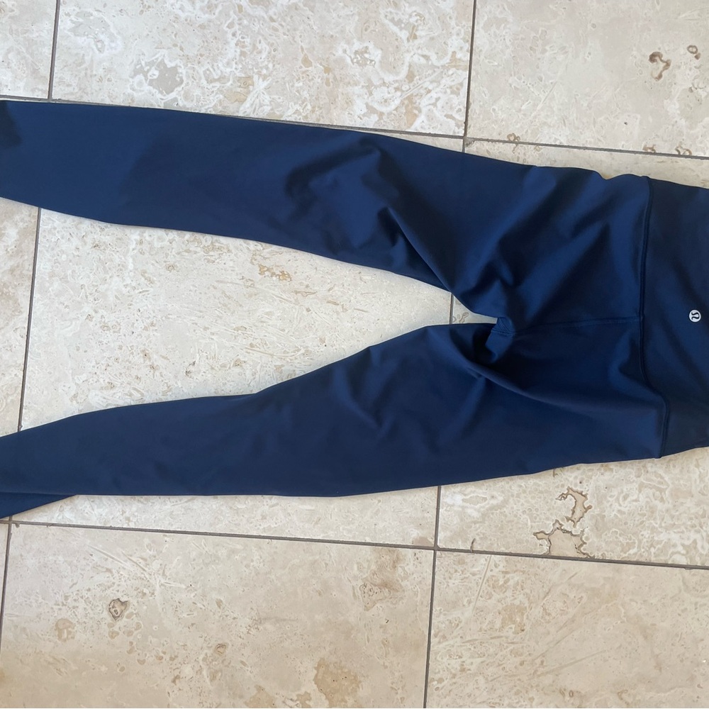 Navy Lululemon Align Leggings Size 4